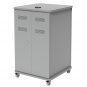Medienschrank, fahrbar,  95 cm hoch, 58x61 (B/T) 